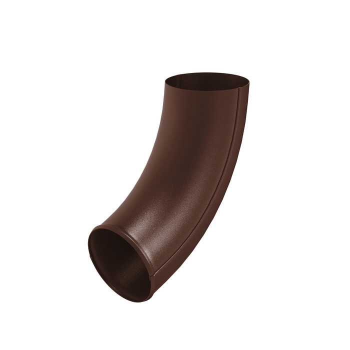 Отвод трубы DOCKE STAL Premium D90, шоколад