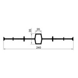 Гидрошпонка АКВАСТОП ДВ-240/20 ПВХ-П