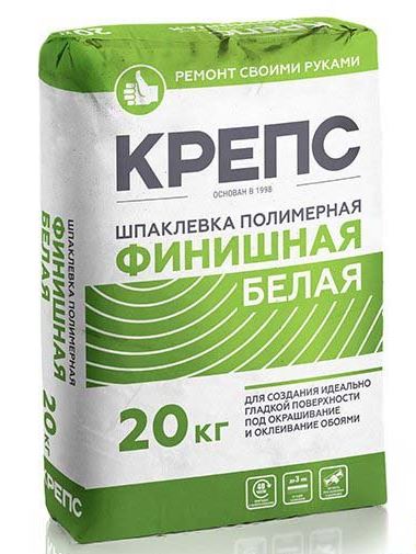 Шпаклевка финишная Крепс КР белая, 20кг