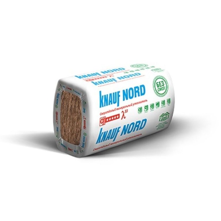 Утеплитель Кнауф Норд TS 033 1250х610х100 мм, 6 шт. уп