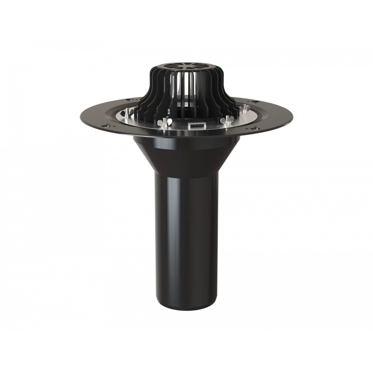 Воронка ТЕХНОНИКОЛЬ с обжимным металлическим фланцем без обогрева 110х450мм