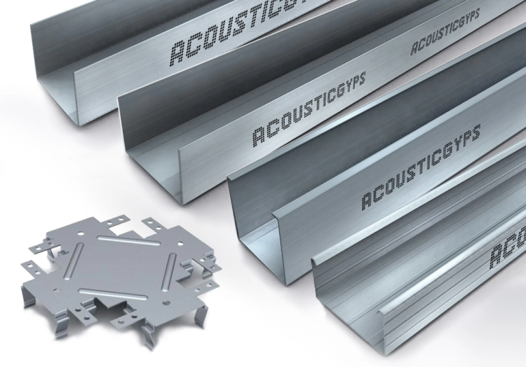 Профиль потолочный АкустикГипс (AcousticGyps) ПП усиленный, 60х27мм, 3м