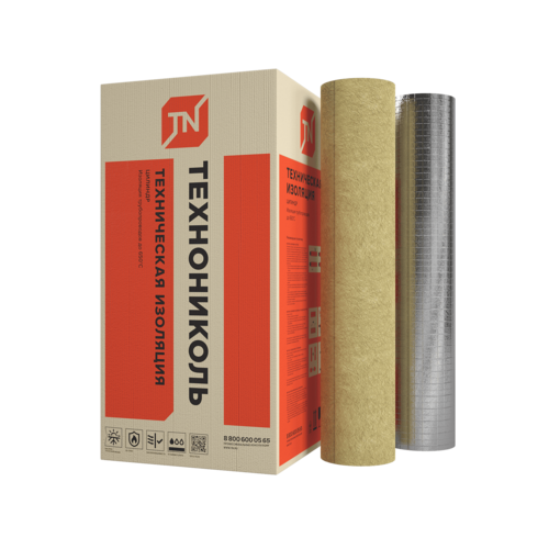 Цилиндр Технониколь ТЕХНО 80 ФА 1200х76х30 мм (1 сегмент)