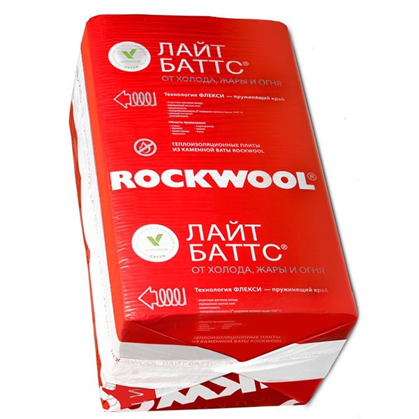 Утеплитель Rockwool Лайт Баттс 1000х600х130 мм, 4 шт. уп