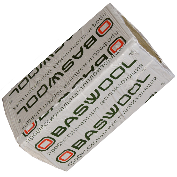 Утеплитель BASWOOL 45 - Лайт 1200х600х100 мм, 6 шт. уп