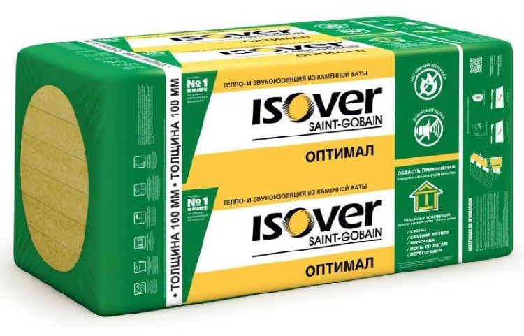 Утеплитель Изовер Венти Оптимал 1000х600х60 мм, 6 шт. уп