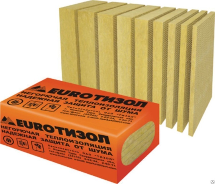 Утеплитель Тизол Евро-Вент 90 1000х600х120 мм, 2 шт. уп