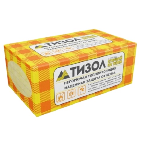 Утеплитель Тизол-Фасад 100 1000х600х100 мм, 3 шт/уп, 1,8 м²