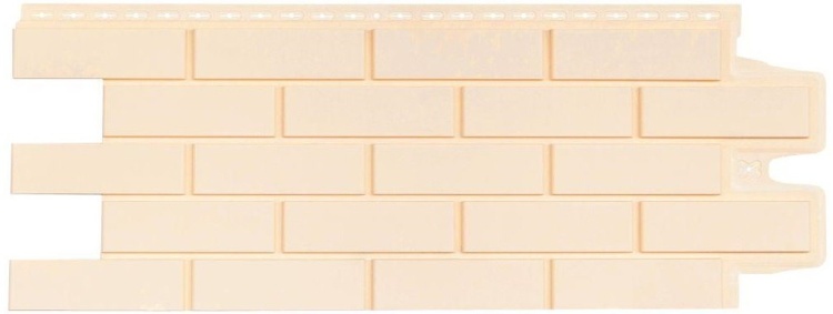 Фасадная панель Grand Line стандарт клинкерный кирпич, бежевый