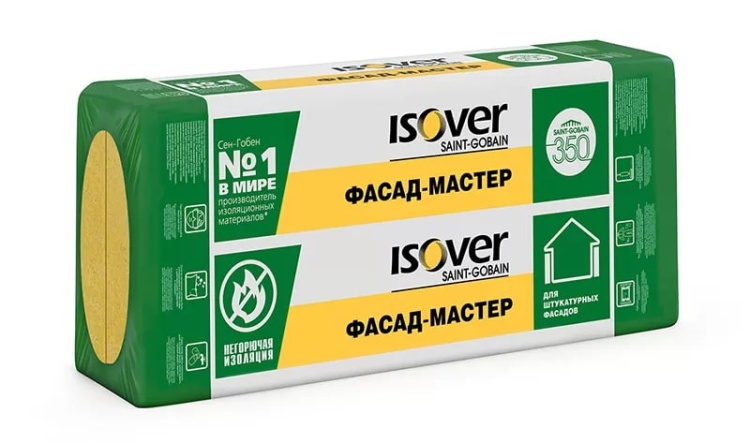 Утеплитель Изовер Фасад Мастер 1000х600х50 мм, 6 шт. уп