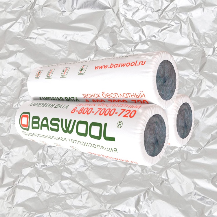 Мат прошивной BASWOOL  МП-125 (МС) ГОСТ 21880-2011 3000х1200х50 мм