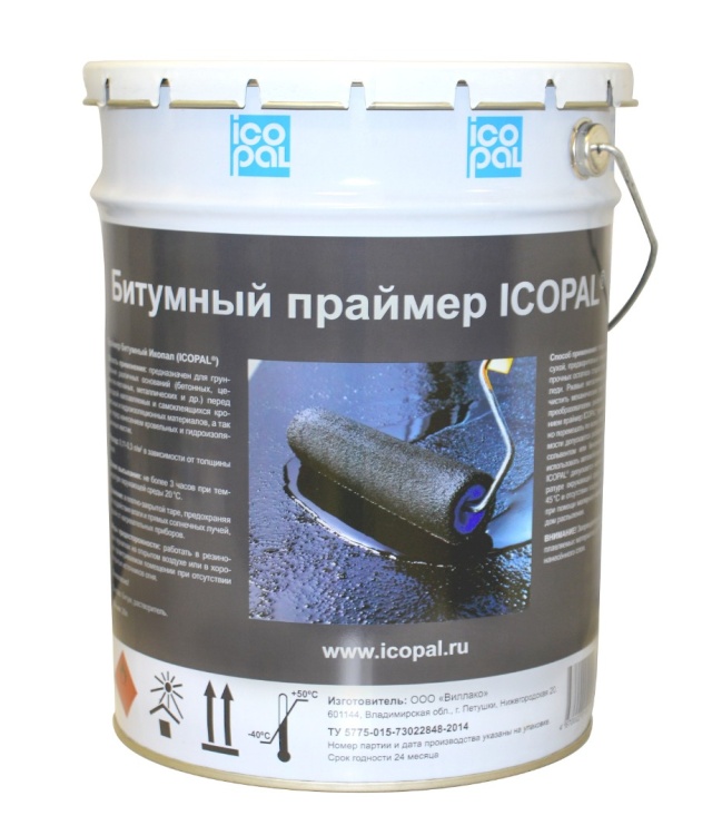 Праймер битумный Икопал, 21,5 л (16 кг)