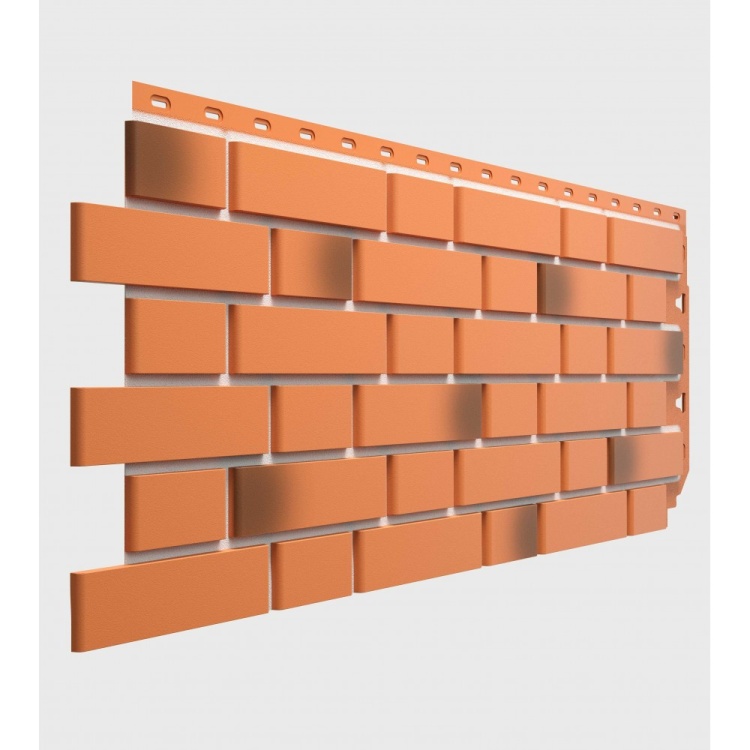 Фасадная панель Docke Standart Флемиш, Красный жженый