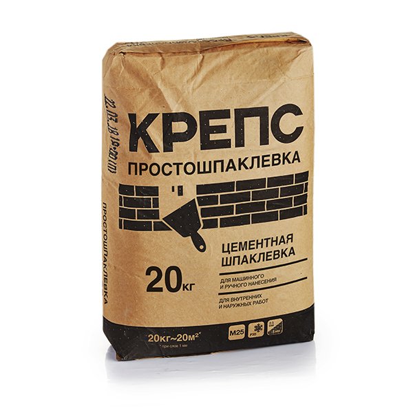 Шпаклевка Крепс Простошпаклевка, 20 кг