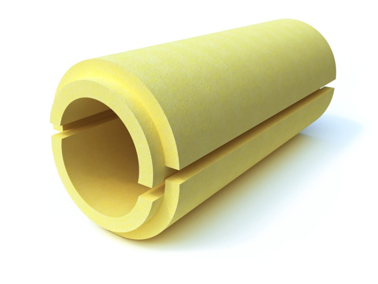 Скорлупа  для теплоизоляции труб ППУ С 1000х108х40 мм