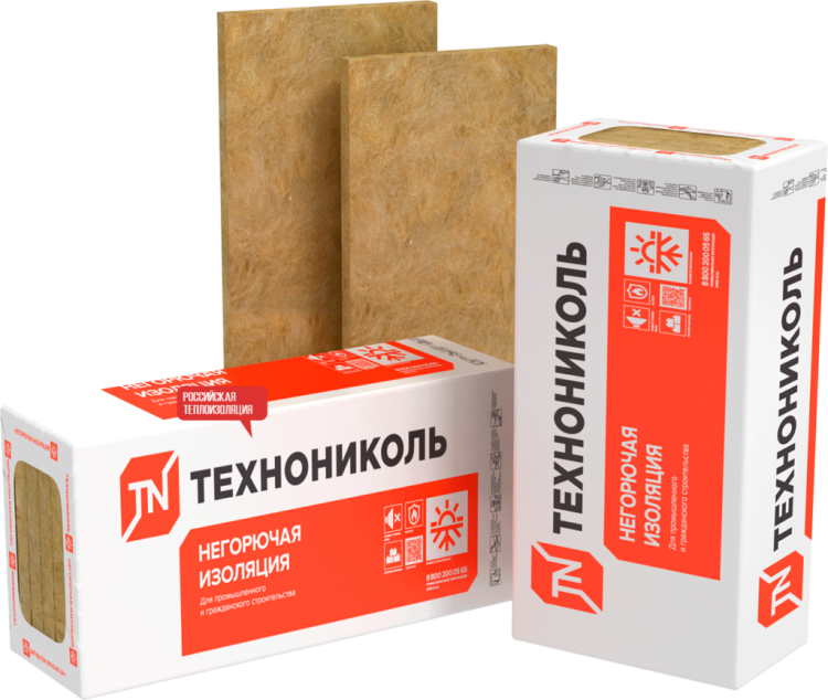 Утеплитель Технониколь ТехноФас Оптима 1200х600х100 мм, 3 шт/уп, 2,16 м²