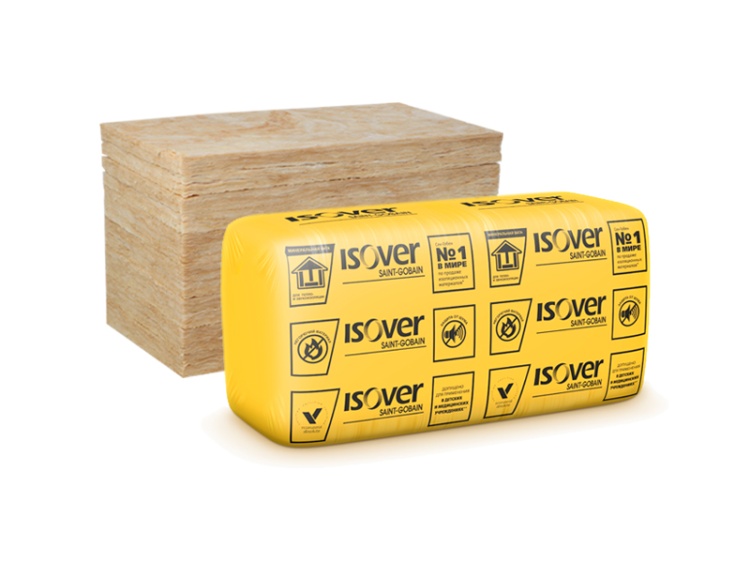 Утеплитель Изовер Каркас П37 1170х610х100 мм, 10 шт. уп