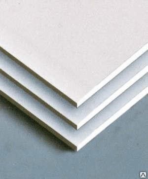 Гипсокартон Гипсополимер ГКЛ, 2500х1200х12,5мм