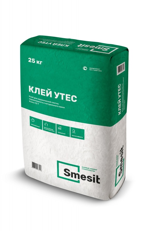 Клей плиточный Smesit УТЕС, 25кг