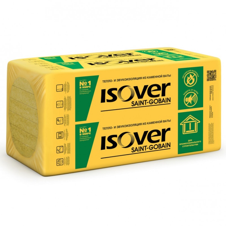 Утеплитель Изовер Руф 1000х600х50 мм, 4 шт. уп