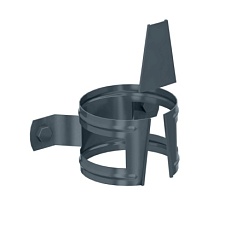 Держатель трубы D100 (на дерево)   RAL 7024  Графит