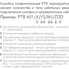 Коробка соединительная РТВ 601 1Б/2П