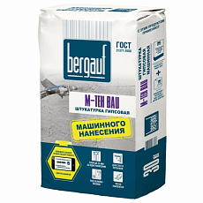 Bergauf M-Teh Bau Штукатурка гипсовая для машинного нанесения 30 кг
