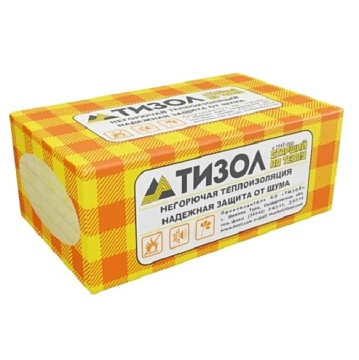 Утеплитель Тизол-Фасад 110 1000х600х50 мм, 6 шт/уп, 3,6 м²